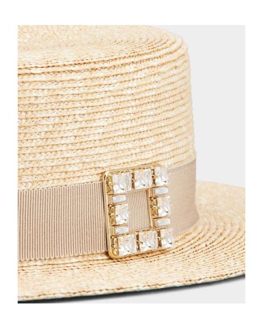Roger Vivier White Très Vivier Hat