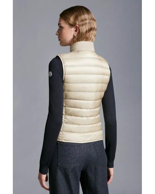 Moncler Natural Liane High-Neck Gilet