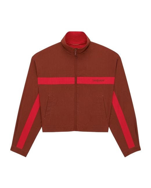Saint Laurent Red Vintage Canvas Jacket