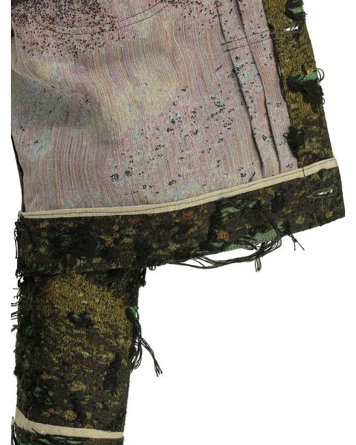 Junya Watanabe Green 'Gobelin Weave House' Lightweight Jacket for men