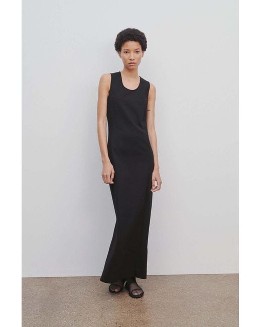 The Row Black Sleeveless Long Dress