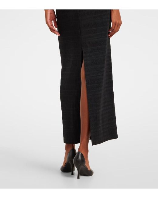 Magda Butrym Black Slit Dress