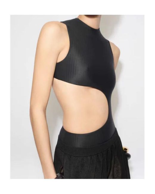 Alaïa Blue Cut-Out Swimsuit