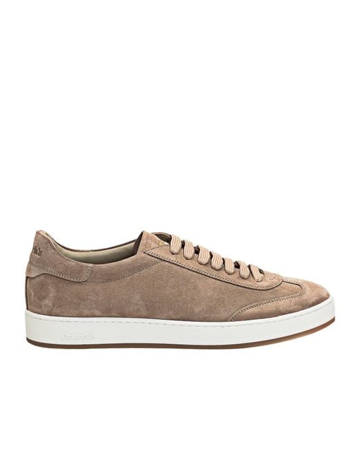 Church's Brown Round-Toe Lace-Up Sneakers for men