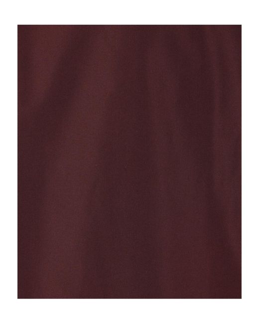 Jil Sander Red Single-Breasted Long-Sleeved Overcoat for men