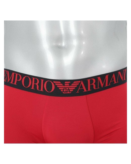 Emporio Armani Red Logo Underwear for men