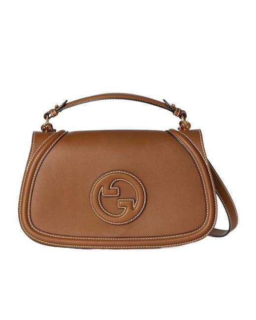 Gucci Brown Blondie Large Top Handle Bag