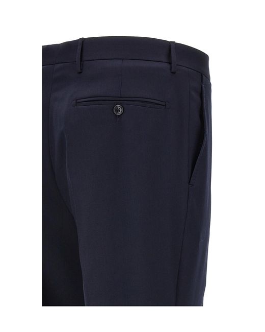 Tagliatore Blue Single-Breasted Two Piece Suit for men