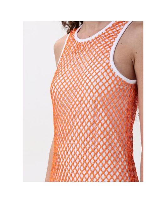 Moschino Pink Round Neck Dress