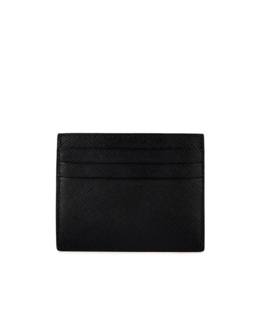 Prada Black Logo Card Holder