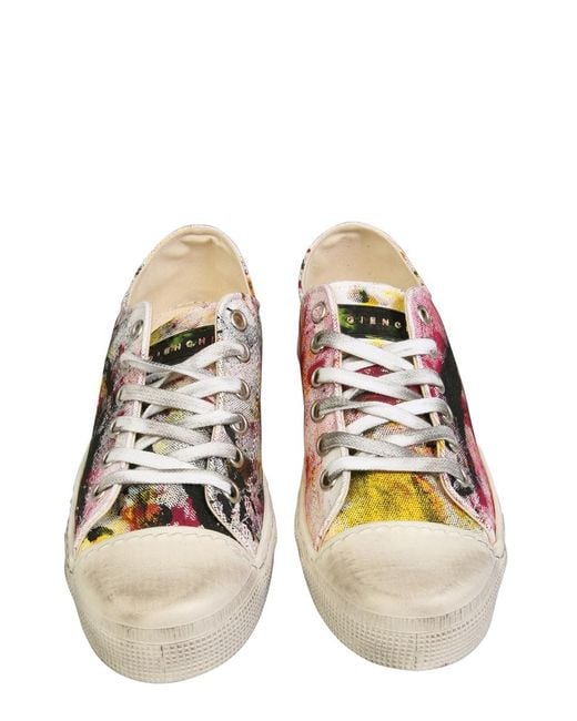 Gienchi Multicolor Jean Michel Low-Top Sneakers for men