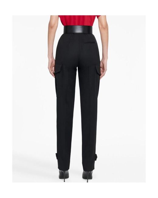 McQueen Black Cargo Pants