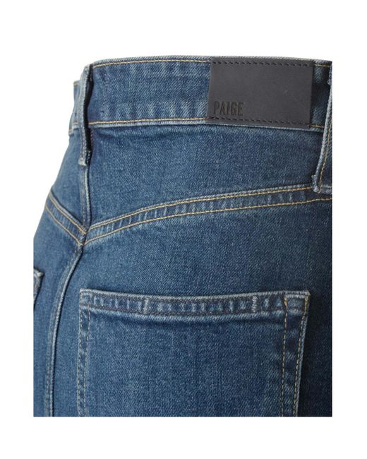 PAIGE Blue Denim Skirt
