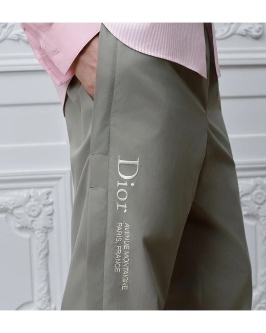 Dior Gray Track Pants for men