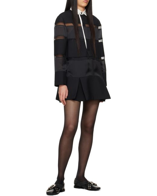 Toga Black Buckle-Fastening Ballerina Shoes