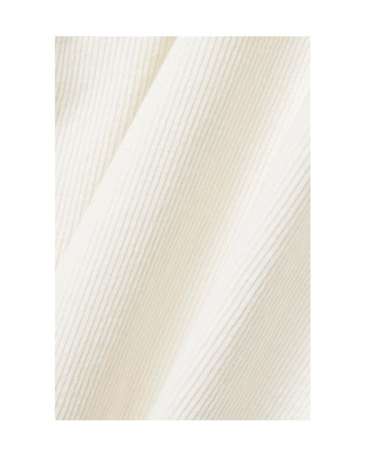 Nili Lotan White Crew Neck Vest