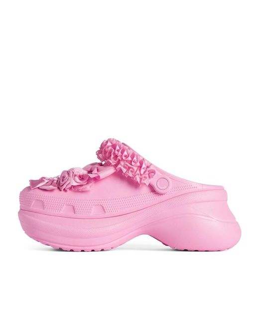 Balenciaga Pink X Crocs X Jibbitz Charms Mules