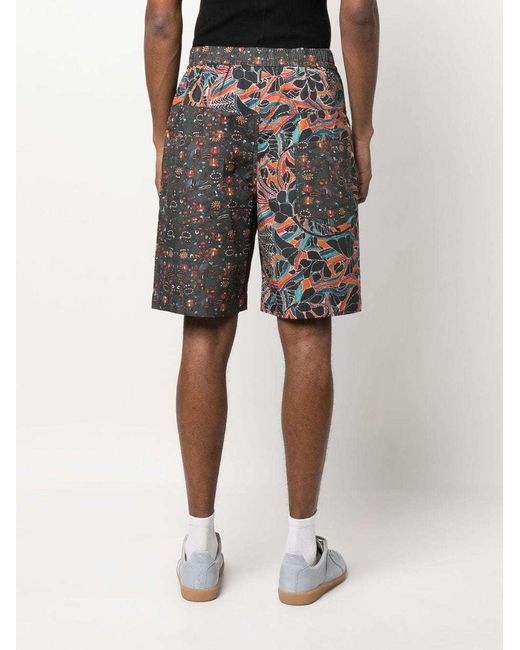 Isabel Marant Blue Laverneo Cotton Shorts for men