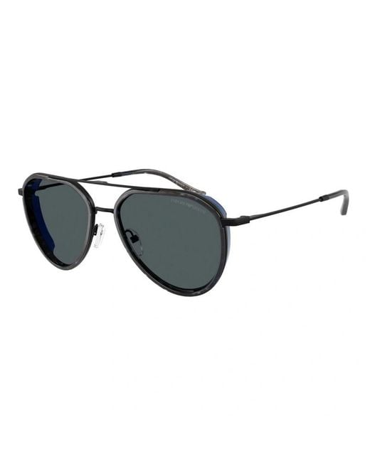 Emporio Armani Black Full Frame Sunglasses for men