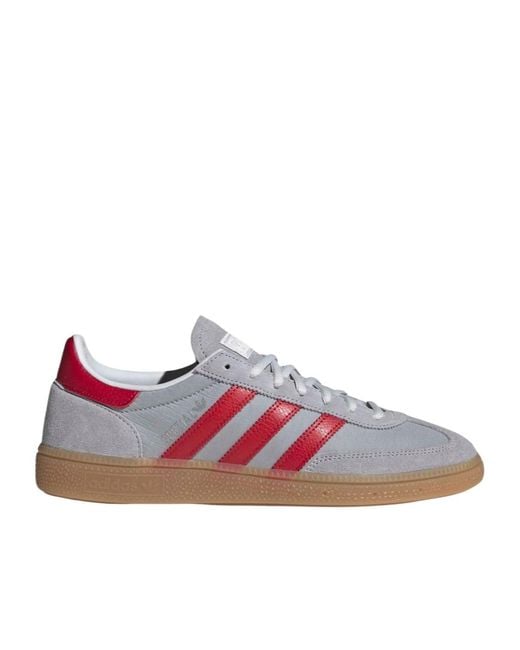 Adidas Originals Pink Lace-Up Low-Top Sneakers for men