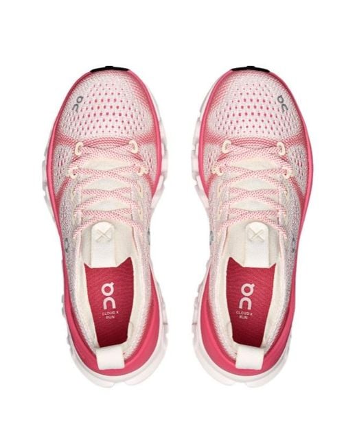 On Shoes Pink Cloud X Tempo