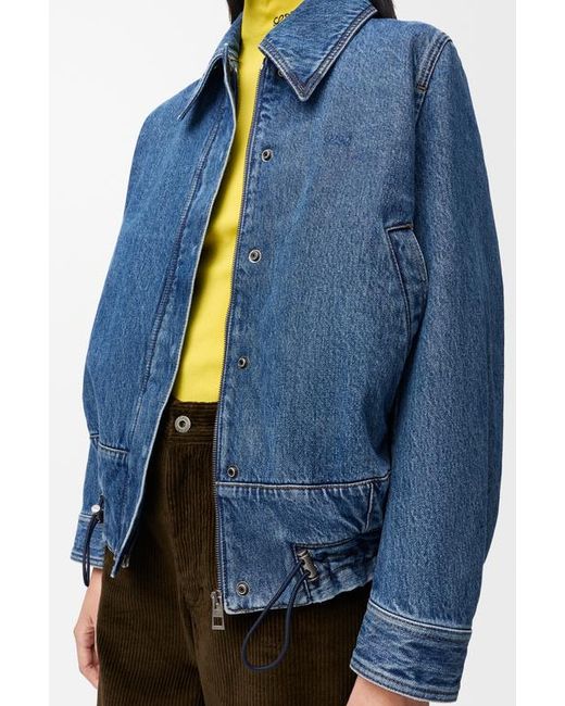 Loewe Blue Drawstring Jacket