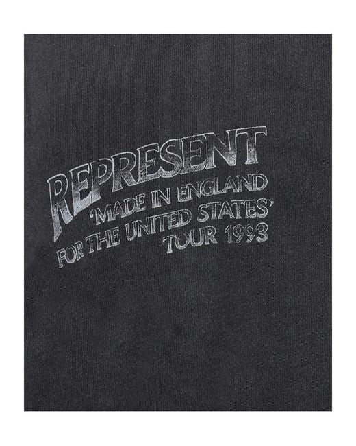 Represent Blue Crew-Neck Sweatshirt for men