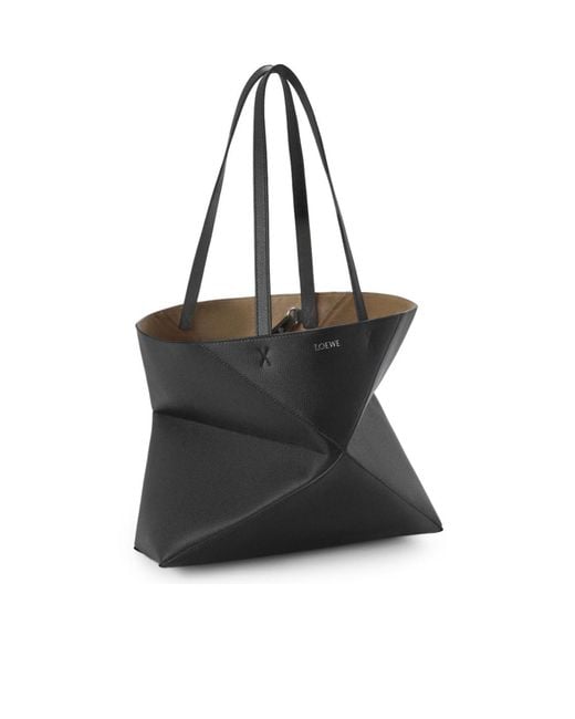 Loewe Black Medium-Sized Horizontally Folding Handbag