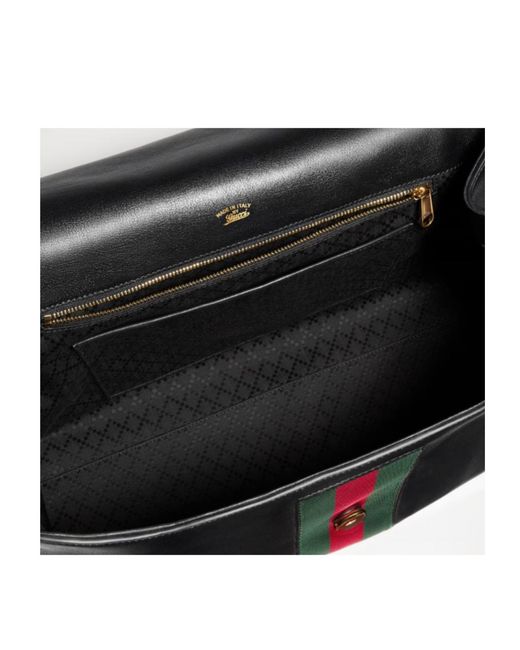 Gucci Black Paparazzo Large Top Handle Bag