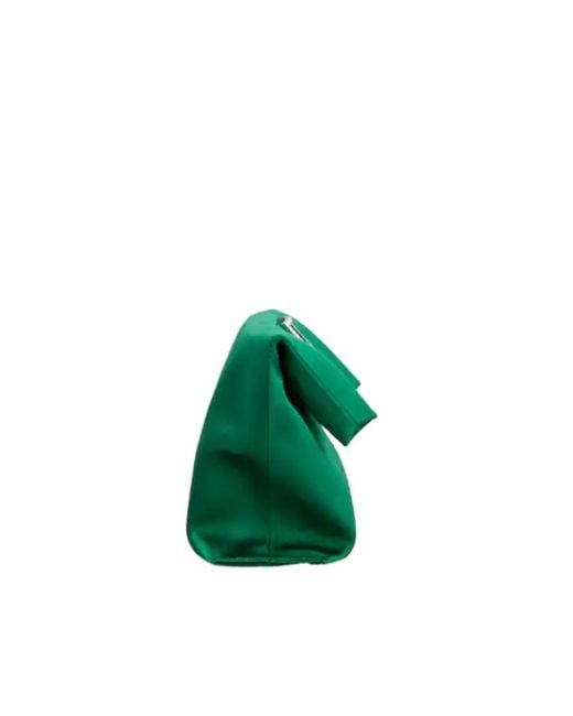Roger Vivier Green Trompette Chain Clutch Bag