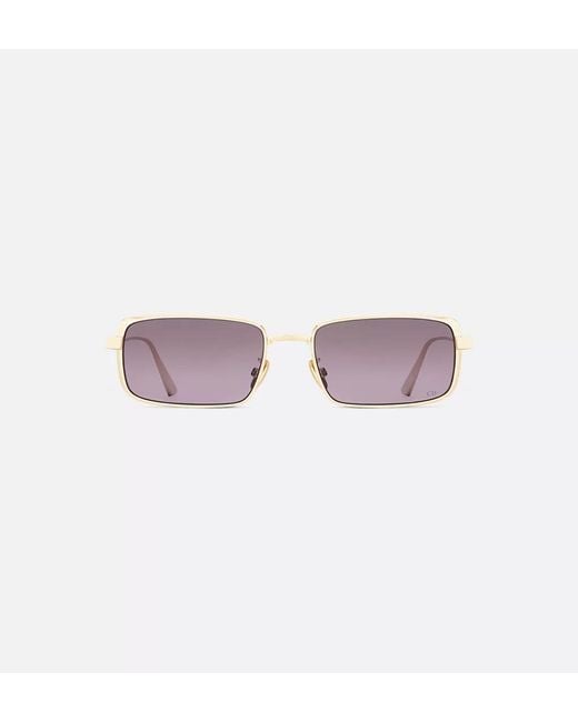 Dior White Eyewear Rectangular Frame Sunglasses for men