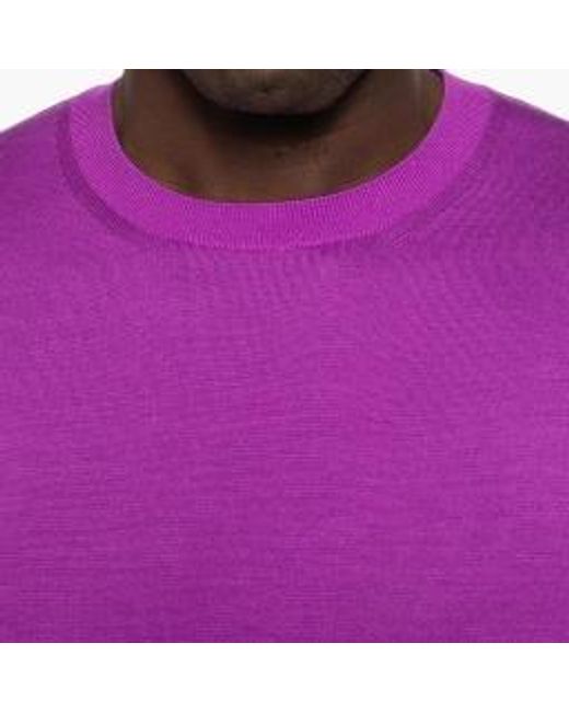 Tom Ford Pink Long-Sleeve Crew-Neck Sweater for men