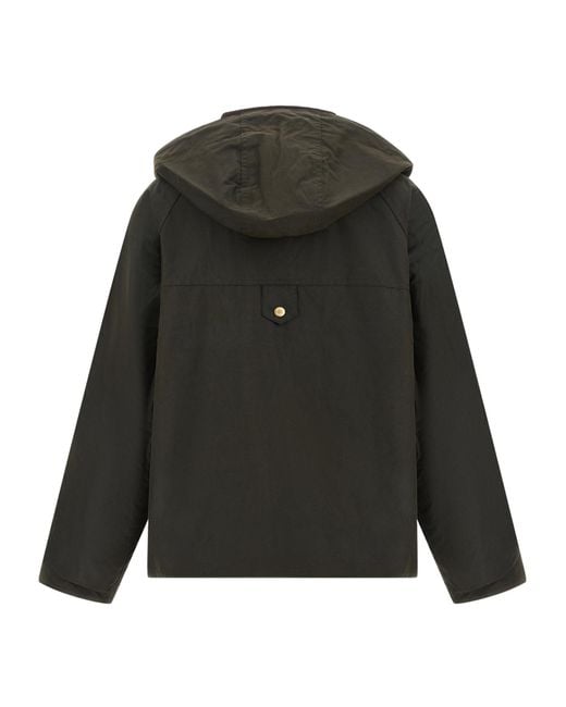 Barbour Black Long-Sleeve Casual Jacket