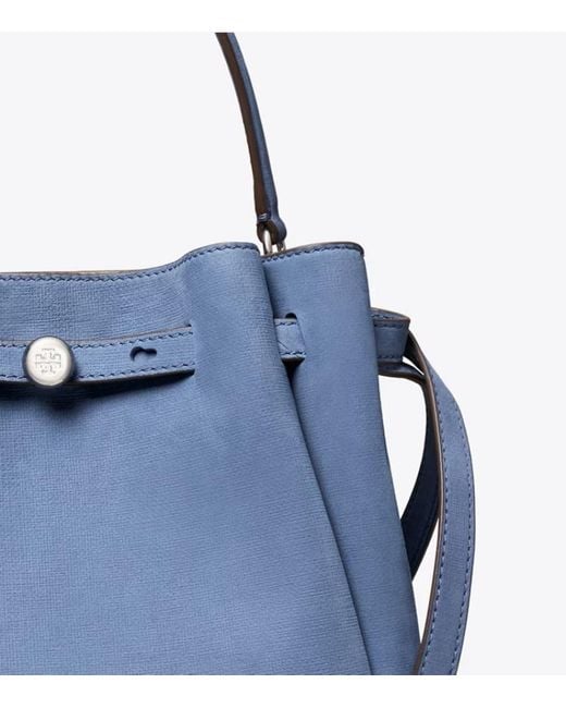 Tory Burch Blue Romy Bucket Bag