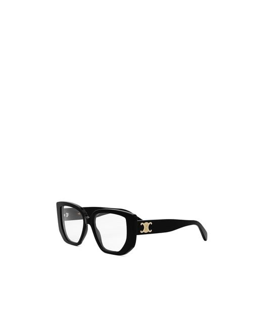 Céline White Geometric Flat Mirror for men