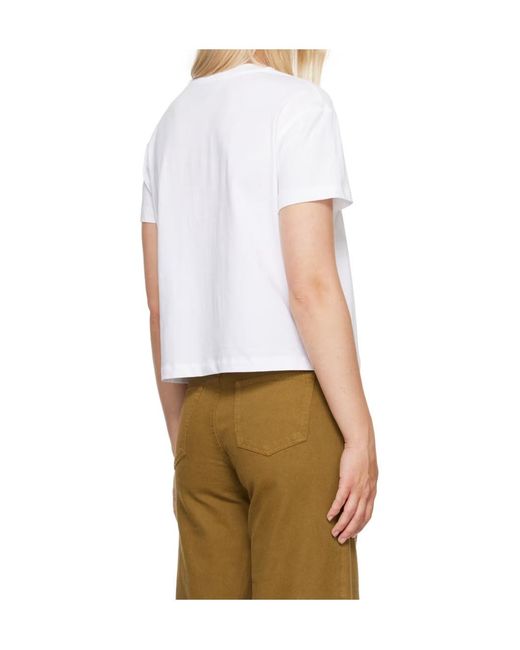 A.P.C. White Rue Madame T-Shirt