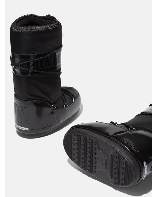 Moon Boot Black Short Snow Boots