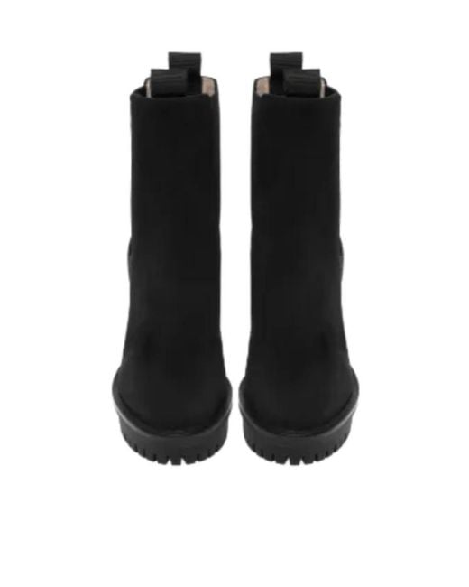 Gianvito Rossi Black Barry Ankle Boots