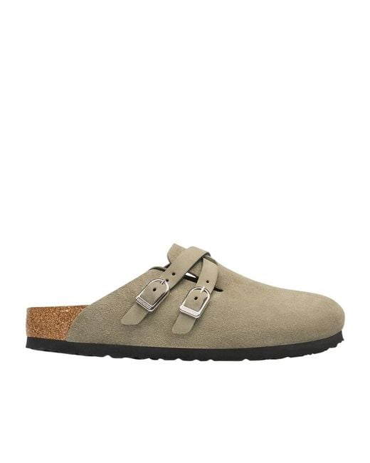 Birkenstock Brown Buckle-Fastening Crossover-Strap Sandals