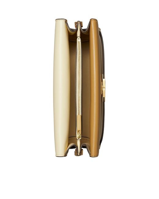 Tory Burch Natural Lee Radziwill Shoulder Bag