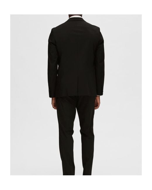 SELECTED Blue Long-Sleeved Suit Jacket for men