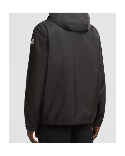Moncler Black Remoray Hooded Jacket for men