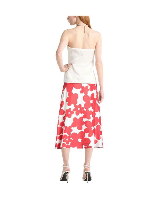 Marni Floral Flared Skirt