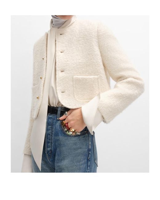 Céline White Icone Jacket