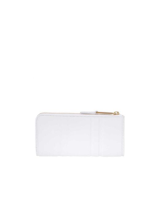 Ferragamo White Logo Wallet