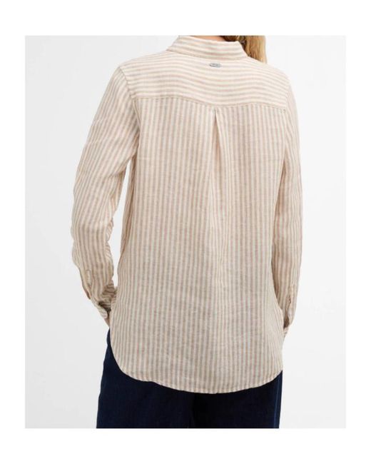 Barbour Pink Marine Relaxed Long-Sleeved Shirt