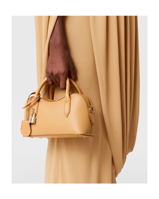 Stella McCartney Metallic Double-Handled Crossbody Bag