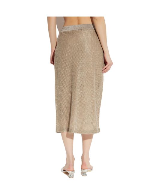 Tory Burch Natural Mesh Skirt
