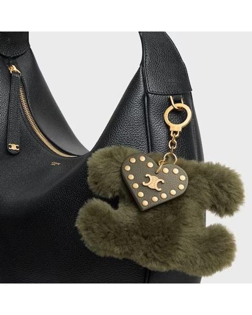 Céline Green Triomphe Pom-Pom Charm