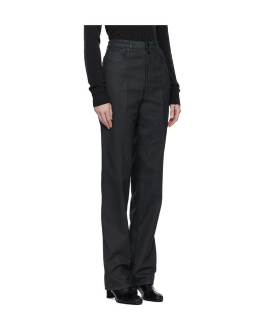 Lemaire Black Pleated Trousers